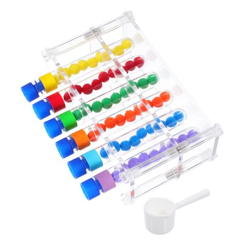 LRXIYODE Montessori Farbensortier Zählspielzeug mit Wissenschafts-testrohren Ergonomischen Schaufeln und Ständer Feinmotorik für Kleinkinder Stem Lernspielzeug für Vorschule und Zuhause LRXIYODE Montessori Farbensortier Zählspielzeug mit Wissenschafts-testrohren Ergonomischen Schaufeln und Ständer Feinmotorik für Kleinkinder Stem Lernspielzeug für Vorschule und Zuhause von LRXIYODE