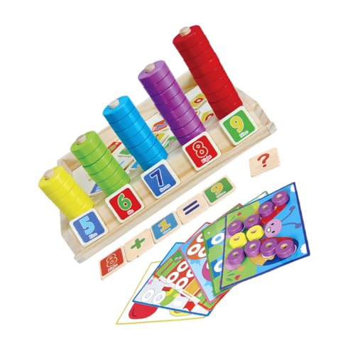 LRXIYODE Montessori Holz Bausteine Lernspielzeug für Ab Jahren Pädagogisches Puzzle mit Glatten Kanten Sicherer Multifunktionaler Zahlen bausatz für Spielerisches Rechnen und Farberkennung LRXIYODE Montessori Holz Bausteine Lernspielzeug für Ab Jahren Pädagogisches Puzzle mit Glatten Kanten Sicherer Multifunktionaler Zahlen bausatz für Spielerisches Rechnen und Farberkennung von LRXIYODE