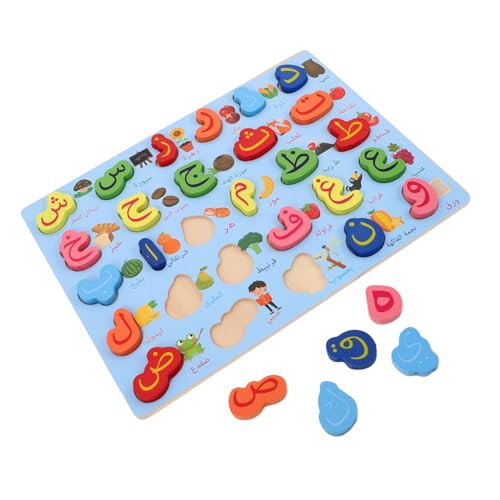 LRXIYODE Montessori Holzpuzzle Arabisches Alphabet Mittlere Blau Buchstaben Steckspiel Lernspielzeug für Kleinkinder Tragbares Montessori Lernbrett für Buchstaben und Sprachförderung LRXIYODE Montessori Holzpuzzle Arabisches Alphabet Mittlere Blau Buchstaben Steckspiel Lernspielzeug für Kleinkinder Tragbares Montessori Lernbrett für Buchstaben und Sprachförderung von LRXIYODE