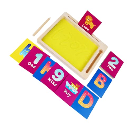 LRXIYODE Montessori Sandspielzeug für Kleinkinder Jahre DIY Lernspielzeug für Vorschule Buchstaben und Zahlen Schreibtafel Kreativität und Sensorisches Lernen LRXIYODE Montessori Sandspielzeug für Kleinkinder Jahre DIY Lernspielzeug für Vorschule Buchstaben und Zahlen Schreibtafel Kreativität und Sensorisches Lernen von LRXIYODE