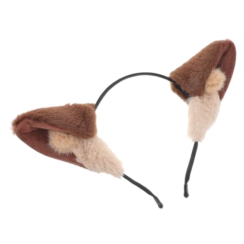 LRXIYODE Plüsch Wolfsohren Stirnband Kuscheliges Tierkostüm Haarreif Lustiger Foto prop Weiches Cosplay Zubehör für Fasching Halloween und Alltag LRXIYODE Plüsch Wolfsohren Stirnband Kuscheliges Tierkostüm Haarreif Lustiger Foto prop Weiches Cosplay Zubehör für Fasching Halloween und Alltag von LRXIYODE