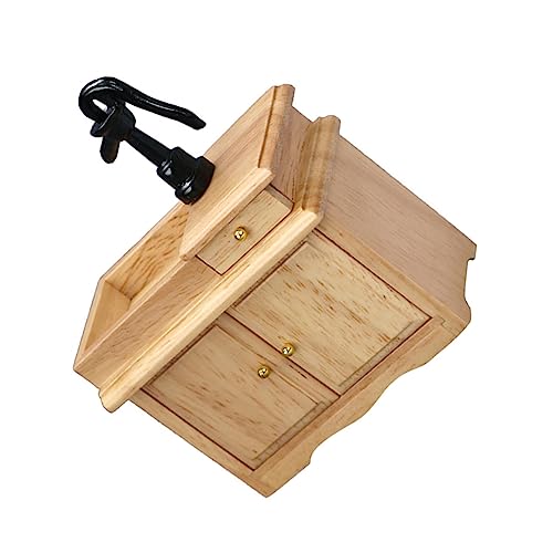 LRXIYODE Puppenhaus Küchenzubehör Holzfarben Miniatur Spülbecken Schrank Miniaturmöbel Dekoration für Puppenhaus und Mini Haus LRXIYODE Puppenhaus Küchenzubehör Holzfarben Miniatur Spülbecken Schrank Miniaturmöbel Dekoration für Puppenhaus und Mini Haus von LRXIYODE