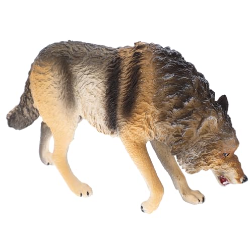 LRXIYODE Realistisches Wolf Modell Lebensnahe Wildtier Figur Kognitives Lernspielzeug Dekoration für Zuhause Garten Schreibtisch LRXIYODE Realistisches Wolf Modell Lebensnahe Wildtier Figur Kognitives Lernspielzeug Dekoration für Zuhause Garten Schreibtisch von LRXIYODE