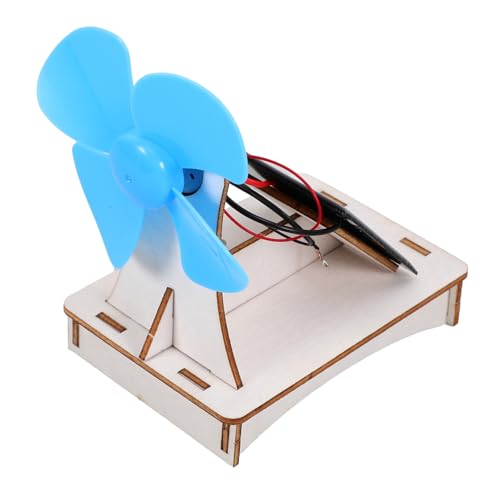 LRXIYODE Solarbetriebener Holz Bausatz für DIY Experimentierkasten mit Solarlüfter Bildungsset für Grundschule und Technikunterricht Fördert Handwerkliche Fähigkeiten und LRXIYODE Solarbetriebener Holz Bausatz für DIY Experimentierkasten mit Solarlüfter Bildungsset für Grundschule und Technikunterricht Fördert Handwerkliche Fähigkeiten und von LRXIYODE