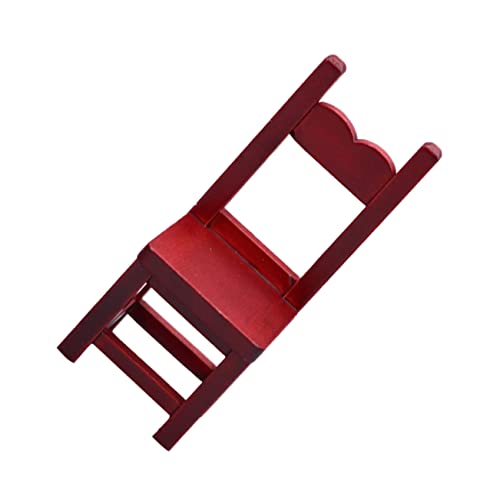 LRXIYODE Simulation Chair Modell Holzstuhl Spielzeug Möbel Für Puppenhaus Rotbraun Hochwertige Verarbeitung Dekoratives Design Für Kreative Spiele LRXIYODE Simulation Chair Modell Holzstuhl Spielzeug Möbel Für Puppenhaus Rotbraun Hochwertige Verarbeitung Dekoratives Design Für Kreative Spiele von LRXIYODE
