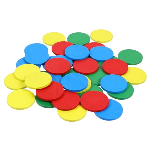 LRXIYODE Teiliges Buntes Holzspielmünzen Farbige DIY Spielchips aus Sicherem Material Motivierende Brettspielsteine für Lernen und Kreative Freizeitbeschäftigung LRXIYODE Teiliges Buntes Holzspielmünzen Farbige DIY Spielchips aus Sicherem Material Motivierende Brettspielsteine für Lernen und Kreative Freizeitbeschäftigung von LRXIYODE