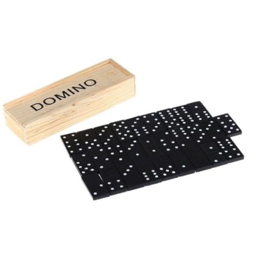 LRXIYODE Teiliges Domino Spiel aus Schwarzem Holz Lernspielzeug für Ab Jahren Inklusive Eleganter Holzbox mit Schiebefach Fördert Mathematisches Verständnis und Familienunterhaltung LRXIYODE Teiliges Domino Spiel aus Schwarzem Holz Lernspielzeug für Ab Jahren Inklusive Eleganter Holzbox mit Schiebefach Fördert Mathematisches Verständnis und Familienunterhaltung von LRXIYODE