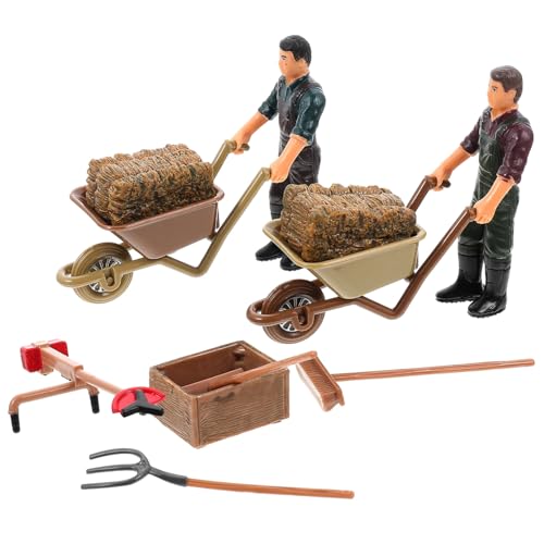LRXIYODE Teiliges Miniatur Farm mit Realistischen Bauernfiguren und Landwirtschaftlichen Werkzeugen Langlebige Mini Dekoration für Desktop und Landschaft Detailreiche Farmzubehör LRXIYODE Teiliges Miniatur Farm mit Realistischen Bauernfiguren und Landwirtschaftlichen Werkzeugen Langlebige Mini Dekoration für Desktop und Landschaft Detailreiche Farmzubehör von LRXIYODE