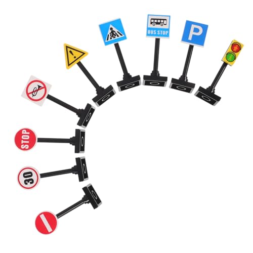 LRXIYODE Teiliges Verkehrszeichen Spielset mit Ampel Baustellenschildern und DIY Bausteinen Kindgerechtes Straßenschild zur Motorischer Fähigkeiten und Kreativem Lernen LRXIYODE Teiliges Verkehrszeichen Spielset mit Ampel Baustellenschildern und DIY Bausteinen Kindgerechtes Straßenschild zur Motorischer Fähigkeiten und Kreativem Lernen von LRXIYODE