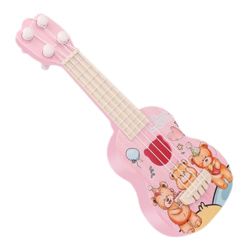 LRXIYODE Ukulele Mini Gitarre aus Robustes Musikinstrument für Jungen und Mädchen Tragbares Lernspielzeug mit Niedlichem Cartoon Bären Design für Partys und Geschenke LRXIYODE Ukulele Mini Gitarre aus Robustes Musikinstrument für Jungen und Mädchen Tragbares Lernspielzeug mit Niedlichem Cartoon Bären Design für Partys und Geschenke von LRXIYODE