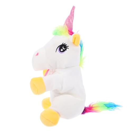 LRXIYODE Weiche Bunte Einhorn Handpuppe aus Plüsch für Kleine Hände Waschbar Fördert Kreativität und Fantasie für Interaktives Geschichtenerzählen und Eltern Junge Mädchen Bindung LRXIYODE Weiche Bunte Einhorn Handpuppe aus Plüsch für Kleine Hände Waschbar Fördert Kreativität und Fantasie für Interaktives Geschichtenerzählen und Eltern Junge Mädchen Bindung von LRXIYODE