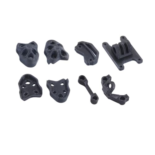 LSFWJP RC Quadcopter FPV Drohne 3D-gedrucktes Druckzubehör Antennen-/Kamerahalterung Arm Schutzsitz for TPU-Teile for APEX HD DC-Rahmen (Color : APEXHD air Set Black) von LSFWJP