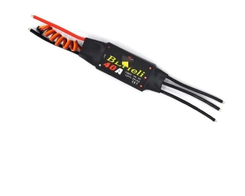 LSFWJP for BLHeli Bürstenlosen ESC 12A 20A 30A 40A 50A 60A 80A mit UBEC for Quadcopter Flugzeug Modell Fixed Wing Multi-Achse DIY FPV RC Drone (Color : 40A ESC) von LSFWJP