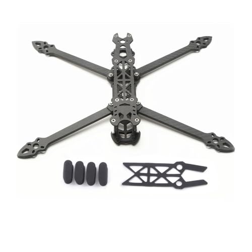 LSFWJP for Mark4 7 Zoll 295mm mit 5mm Arm Quadcopter Rahmen kit 3K Carbon Faser 7'' for FPV Racing Drone Quadcopter Freestyle DIY Teile (Color : Without TPU 1set) von LSFWJP