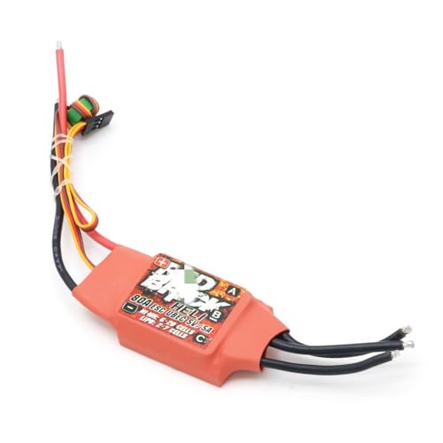 LSFWJP for Red Brick 50A 70A 80A 100A 125A 200A Bürstenlosen ESC Elektronische Geschwindigkeit Controller 5V/3A 5V/5A BEC for FPV Multicopter (Color : 80A ESC 2-7S) von LSFWJP