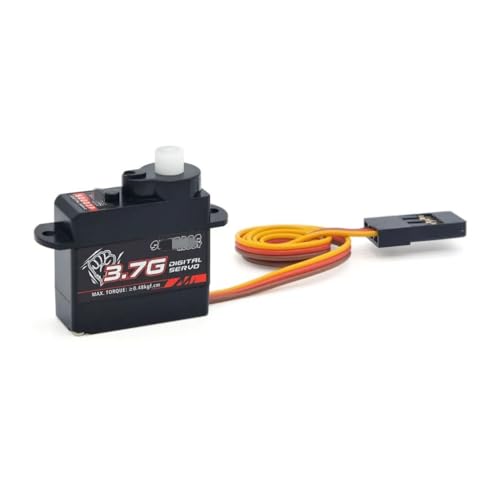 LSFWJP for Surpass Hobby 2g 3,7g 4,3g 6g 8g Micro Digital Mini Servo Metall und Kunststoff Getriebe for Rc Drone Flugzeug Starrflügel Auto Roboter (Color : S0003P 3.7g) von LSFWJP