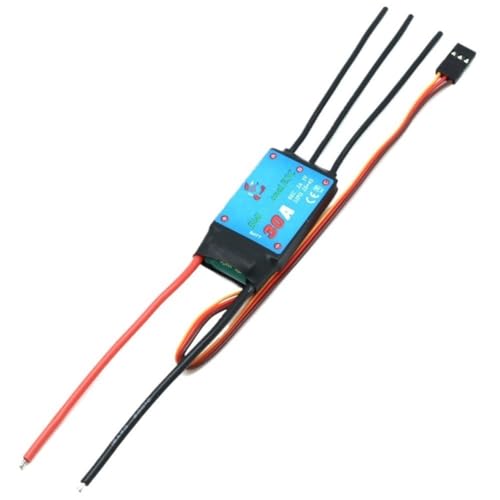 LSFWJP for ZMR for Bidirektionale 12A/20A/30A/40A/50A/60A/80A for Bidirektionale Bürstenlosen ESC for Fernbedienung Auto Pneumatische Unterwasser Propeller (Color : 30A (2-4S)) von LSFWJP