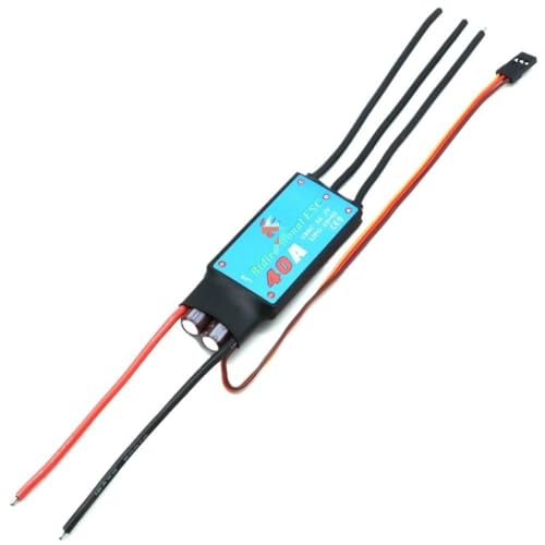 LSFWJP for ZMR for Bidirektionale 12A/20A/30A/40A/50A/60A/80A for Bidirektionale Bürstenlosen ESC for Fernbedienung Auto Pneumatische Unterwasser Propeller (Color : 40A (2-6S)) von LSFWJP