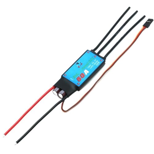 LSFWJP for ZMR for Bidirektionale 12A/20A/30A/40A/50A/60A/80A for Bidirektionale Bürstenlosen ESC for Fernbedienung Auto Pneumatische Unterwasser Propeller (Color : 50A (2-6S)) von LSFWJP