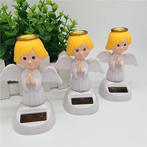 LSGGTIM 3PCS Tanzende Solar Figuren, Engel Auto Armaturenbrett Deko Wackelfigur Solar Lustig Niedlich Schütteln Meerjungfrau Kaktus Solarbetriebenes Spielzeug Dekofigur für Auto Büro Schreibtisch Haus LSGGTIM 3PCS Tanzende Solar Figuren, Engel Auto Armaturenbrett Deko Wackelfigur Solar Lustig Niedlich Schütteln Meerjungfrau Kaktus Solarbetriebenes Spielzeug Dekofigur für Auto Büro Schreibtisch Haus von LSGGTIM