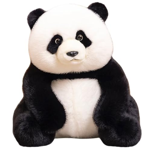 LSQXSS Flauschiges Panda-Plüschtier, süße Panda-Stofftiere für Jungen und Mädchen, Kuschelkissen, weiche Plüschpuppe, Plüschkissen für das Schlafsofa, waschbar von LSQXSS