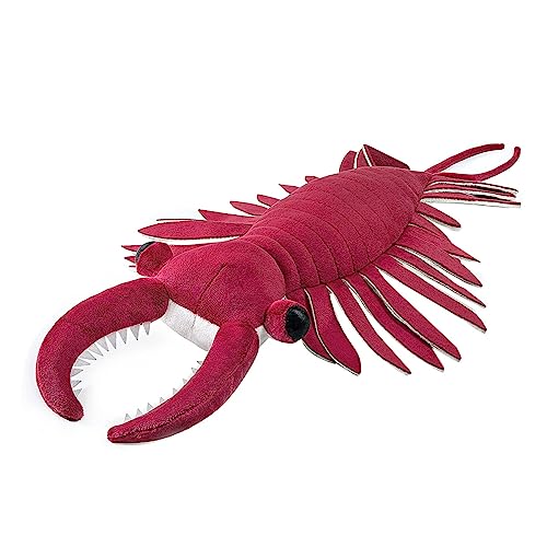 LSSHPZLFC Anomalocaris Plüschtier, 21 Zoll Kambrisches Meerestier Anomalocaris Kuscheltiere Modell Plüschtierpuppe, Weiche Umarmungsgeschenke for Kinder, Geburtstag, Weihnachten von LSSHPZLFC