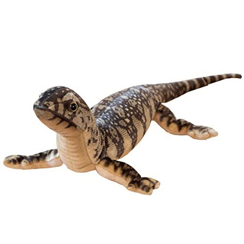 LSSHPZLFC Eidechsen-Plüschtier, 29-Zoll-Chamäleon-Gecko-Simulations-Reptilien-Plüschtierpuppe, Lebensechte Geschenke for Kinder, Geburtstag, Weihnachten(Brown) von LSSHPZLFC