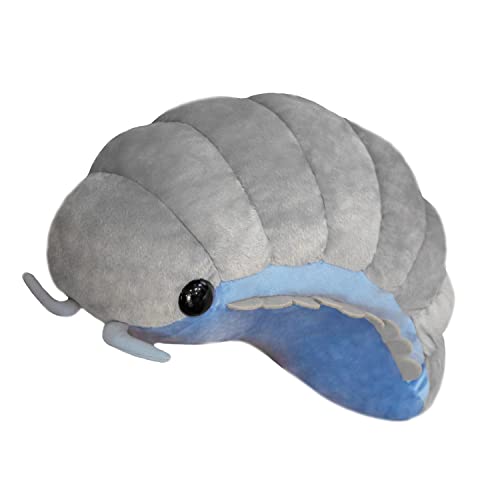 LSSHPZLFC Isopod Plüschtiere Pill Bug Gefüllte Weiche Tiere Kissen 19 Zoll Rückseite Niedliches Und Lustiges Wurfkissen Insektenpuppe Kinderspielzeug Mädchen Jungen Geschenk(Gray,30cm) von LSSHPZLFC