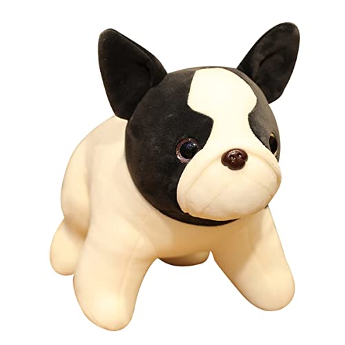 LSSHPZLFC Simulation Bulldog Stofftier Stofftier, Süße Welpen Hund Plüschtier Haustier Hund Kuschelkissen Weihnachten Geburtstagsgeschenke for Kinder(35cm) von LSSHPZLFC