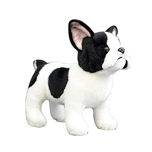 LSSHPZLFC Simulation French Bulldog Stuffed Animal Plush 10 Inch Standing French Bulldog Pet Dog Plush Toy Cute Puppy Plushie Doll Gift for Kids Birthday Christmas von LSSHPZLFC