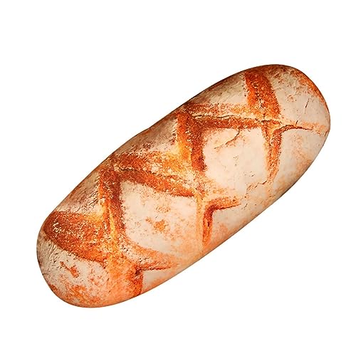 LSSHPZLFC Weiches Brot-Plüschkissen, Butter-Toastbrot-Lebensmittelkissen, Lendenrückenkissen, Gefülltes Umarmungsspielzeug, Wurfkissen, Lebensmittel-Stofftier for Das Büro(100cm) von LSSHPZLFC