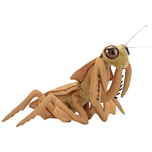 LSSHPZLFC Weiches Mantis-Plüschtier, 27,9 cm (11 Zoll) Totes Blatt-Mantis-Stofftier, Mantis-Tier-Plüschtier, Realistische Niedliche Insektenspielzeug-Tierpuppe for Kinder von LSSHPZLFC