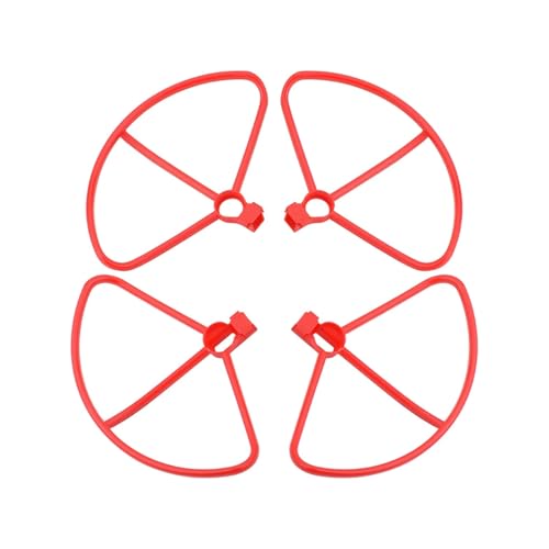 LSZBYHOK 3in1set Propeller Schutz Ring for FI-MI X8 SE X8Pro Faltbare Propeller Fahrwerke RC Quadcopter Teile Zubehör(Red Protector) von LSZBYHOK