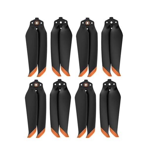 LSZBYHOK 4 Paar 7238 Low Noise Props 7238F Propeller for D-JI Mavic Air 2/AIR 2S Drohnenzubehör(Orange) von LSZBYHOK