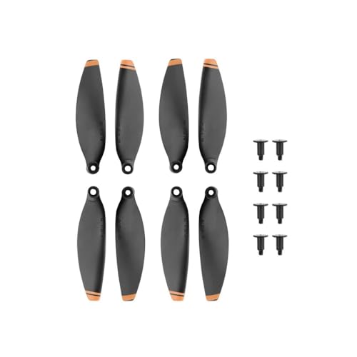 LSZBYHOK 8 stücke Bunte Propeller for D-JI Mini 2 SE/Mini 2/Mini SE Drone 4726F Requisiten Ersatz Klinge flügel Fans Ersatzteile(Black Orange) von LSZBYHOK