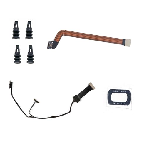 LSZBYHOK Kamera Gimbal Gehäuse Gier Arm Roll Motor PTZ Signal Kabel Flache Linie Gummi Braket for D-JI Mavic Air 2 Drone Reparatur Teile(4IN1) von LSZBYHOK