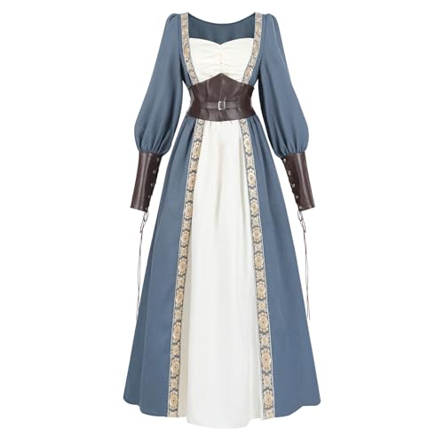 LTAKK Renaissance Kostüm Damen Mittelalter Kleid Ren Faire Maxikleider mit Korsett XXL LTAKK Renaissance Kostüm Damen Mittelalter Kleid Ren Faire Maxikleider mit Korsett XXL von LTAKK