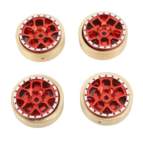 LTSQIN 4PCS Car Wheel Weight Kit Car Wheel Internal Weight Kit for 1/18 4WD CP18P RC Car Red von LTSQIN