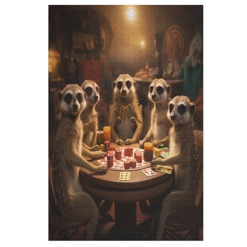 1000 Teile Puzzle Für Erwachsene, Erdmännchen -Puzzles, Kinder HolzPuzzle, Kreatives Puzzle, Geschenk Für Freunde Und Familie 78×53cm 1000 Teile Puzzle Für Erwachsene, Erdmännchen -Puzzles, Kinder HolzPuzzle, Kreatives Puzzle, Geschenk Für Freunde Und Familie 78×53cm von LTTTT