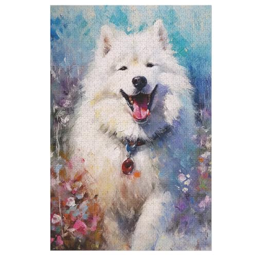 Cute Hund Holzpuzzle - 1000 Teiliges Jigsaw Knobelspiel - Puzzle Für Erwachsene & Kinder - Outdoor & Reisespielzeug 78×53cm Cute Hund Holzpuzzle - 1000 Teiliges Jigsaw Knobelspiel - Puzzle Für Erwachsene & Kinder - Outdoor & Reisespielzeug 78×53cm von LTTTT