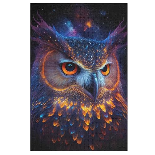 Nebula Eule Holzpuzzle - 1000 Teiliges Jigsaw Knobelspiel - Puzzle Für Erwachsene & Kinder - Outdoor & Reisespielzeug 78×53cm Nebula Eule Holzpuzzle - 1000 Teiliges Jigsaw Knobelspiel - Puzzle Für Erwachsene & Kinder - Outdoor & Reisespielzeug 78×53cm von LTTTT