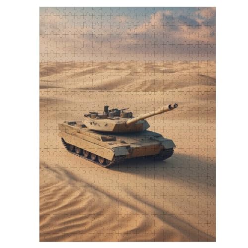 Puzzle 500 Teile Panzer Holzpuzzle Für Erwachsene Lernspiel Herausforderungsspielzeug The Puzzles Für Erwachsene Kinder 55×41cm von LTTTT