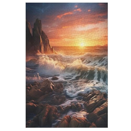 Puzzle Für Erwachsene 1000 Teiliges Sonnenuntergang Puzzles Für Erwachsene Holzbrettpuzzles Denksportaufgaben Für Erwachsene 78×53cm Puzzle Für Erwachsene 1000 Teiliges Sonnenuntergang Puzzles Für Erwachsene Holzbrettpuzzles Denksportaufgaben Für Erwachsene 78×53cm von LTTTT