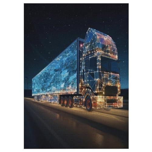 Puzzles Für Erwachsene LKW,300-teilige Puzzle Für Erwachsene Und Kinder Ab 12 Jahren, Holzpuzzles Für Die Heimdekoration, 42×30cm Puzzles Für Erwachsene LKW,300-teilige Puzzle Für Erwachsene Und Kinder Ab 12 Jahren, Holzpuzzles Für Die Heimdekoration, 42×30cm von LTTTT