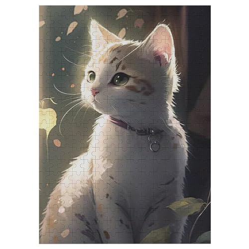 Puzzles Für Erwachsene: Katze, 300-teiliges Holzpuzzle Für Erwachsene Und Kinder Ab 12 Jahren. Tolles Geschenk Für Erwachsene 42×30cm von LTTTT