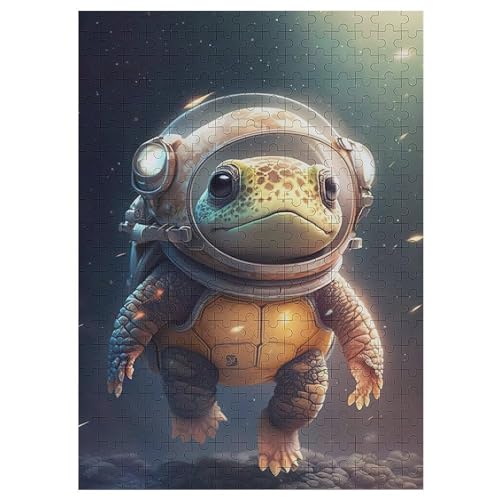 Schildkröte Puzzle Für Erwachsene,300-teiliges Puzzles, Für Erwachsene Und Kinder,Holzpuzzle,Lernspielzeug, 42×30cm von LTTTT