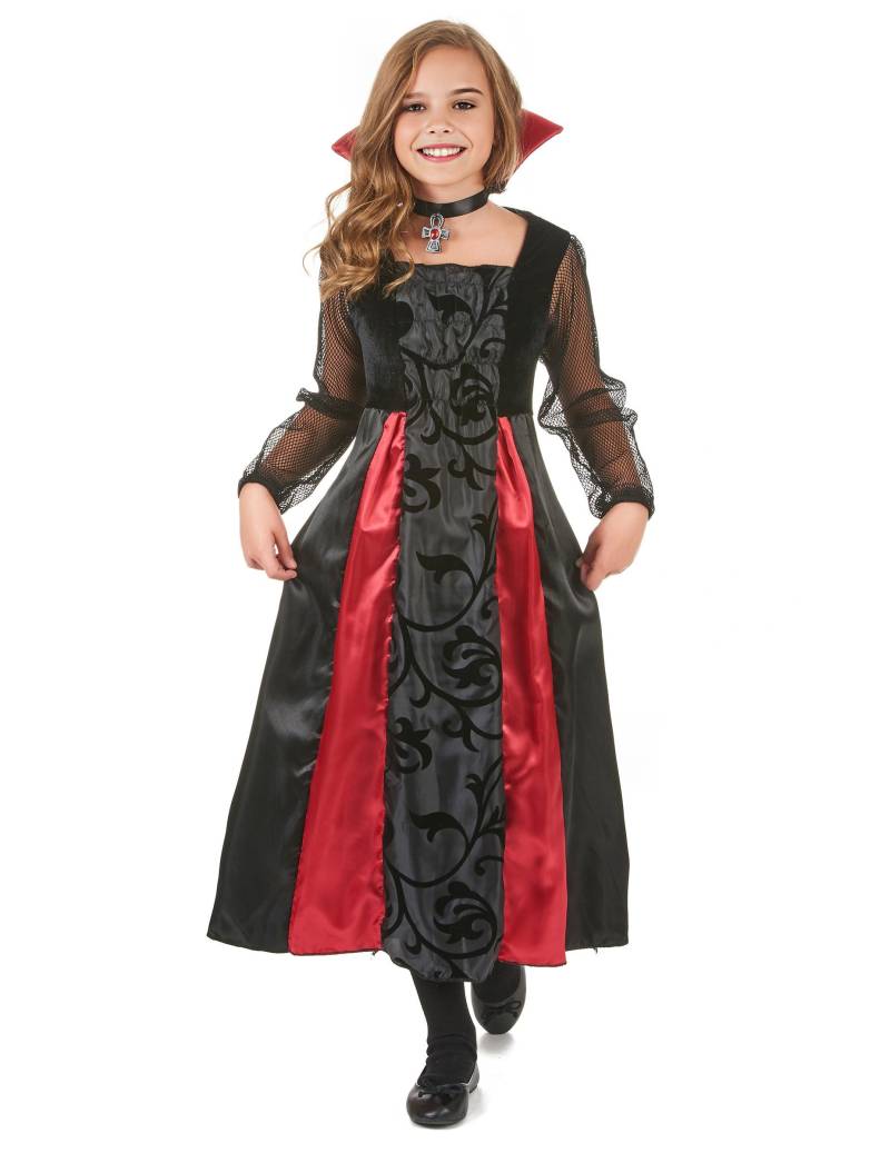 Süsse Vampirin Kinder-Kostüm schwarz-rot Süsse Vampirin Kinder-Kostüm schwarz-rot von KARNEVAL-MEGASTORE