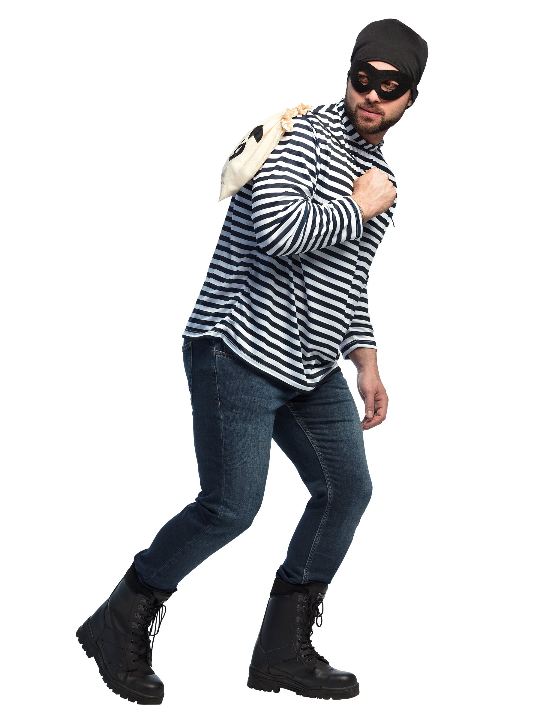 Einbrecher Kostüm-Set für Erwachsene 4-teilig Einbrecher Kostüm-Set für Erwachsene 4-teilig von BOLAND BV