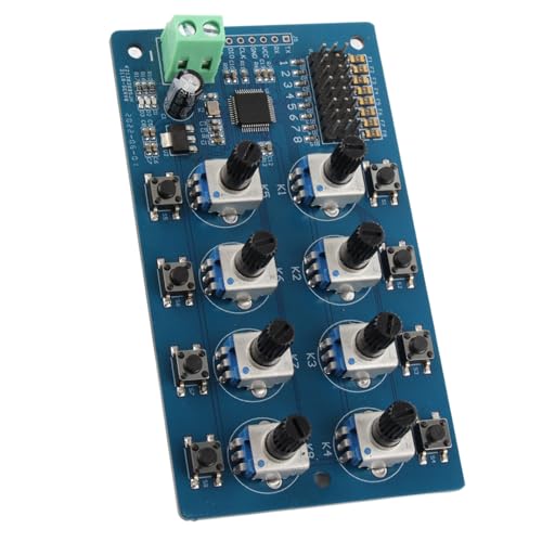 LUCKDANO Präziser 8-Wege-Servocontroller mit STM32, Knopfsteuerung, Debug-Board und LED-Anzeige, Integriertes Debug-Board für FUTABA von LUCKDANO