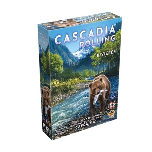 LUCKY DUCK GAMES Cascadia Rolling: Flüsse – französische Version – 934513 von Lucky Duck Games